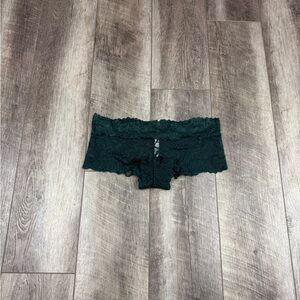 VS Dark Green Boyshort Underwear